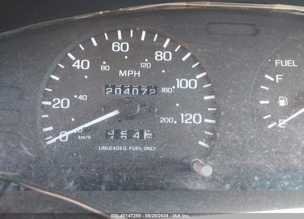 1998 NISSAN SENTRA GXE/XE VIN: 3N1AB41D1WL054090