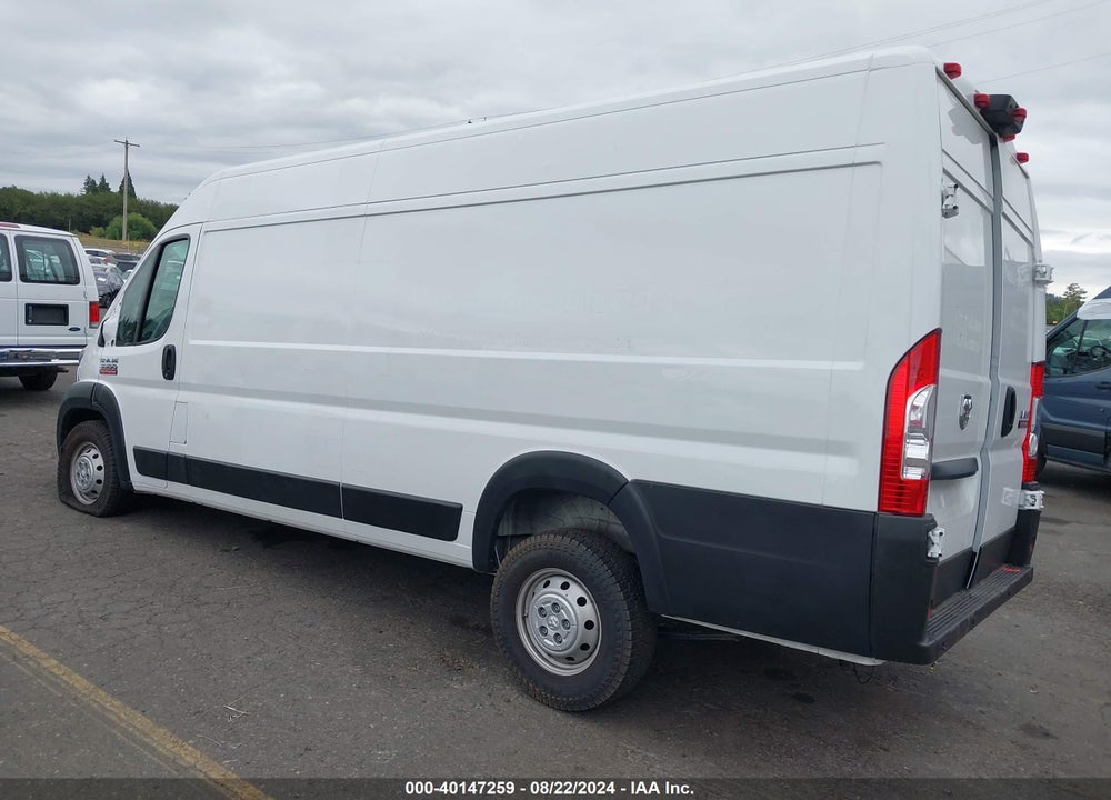 2022 RAM PROMASTER 3500 CARGO VAN HIGH ROOF 159 WB EXT VIN: 3C6MRVJG6NE125784