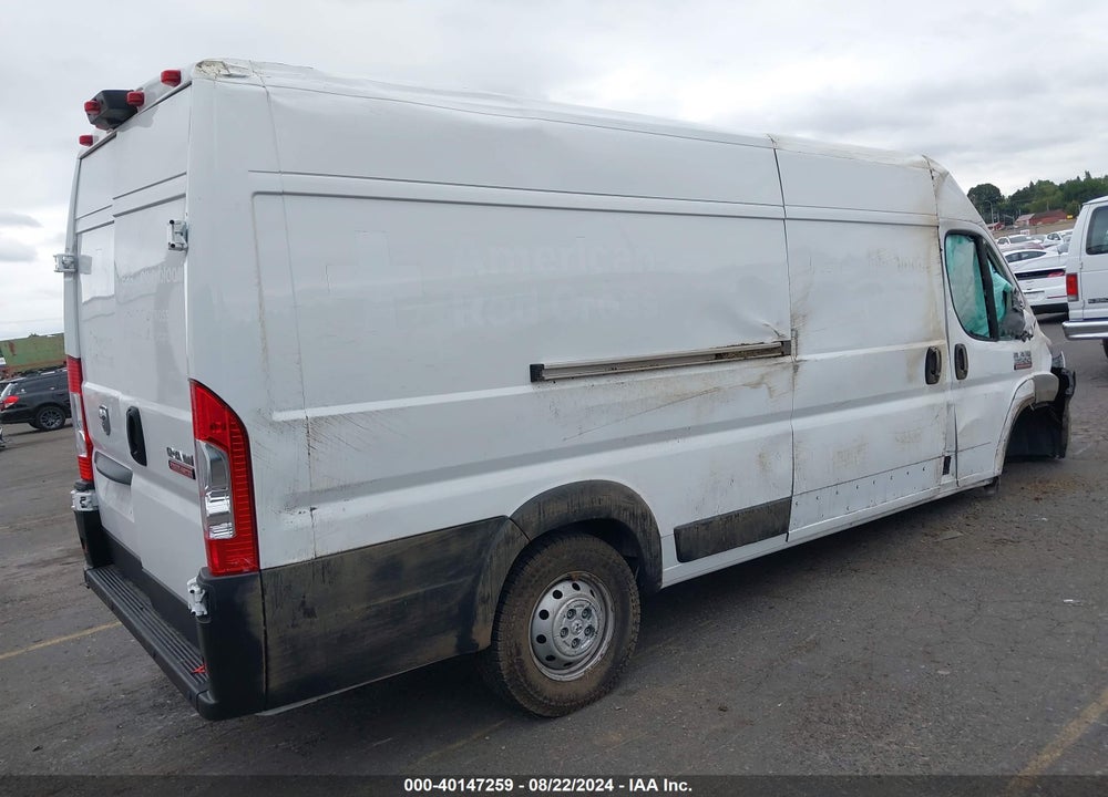 2022 RAM PROMASTER 3500 CARGO VAN HIGH ROOF 159 WB EXT VIN: 3C6MRVJG6NE125784