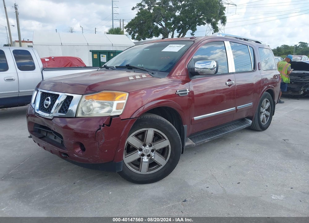 2010 NISSAN ARMADA PLATINUM VIN: 5N1BA0NF3AN616455