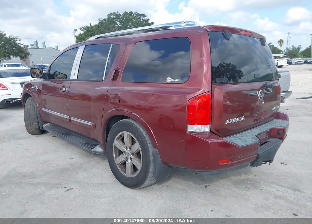 2010 NISSAN ARMADA PLATINUM VIN: 5N1BA0NF3AN616455