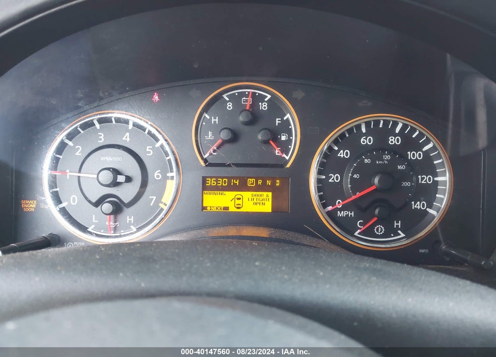2010 NISSAN ARMADA PLATINUM VIN: 5N1BA0NF3AN616455