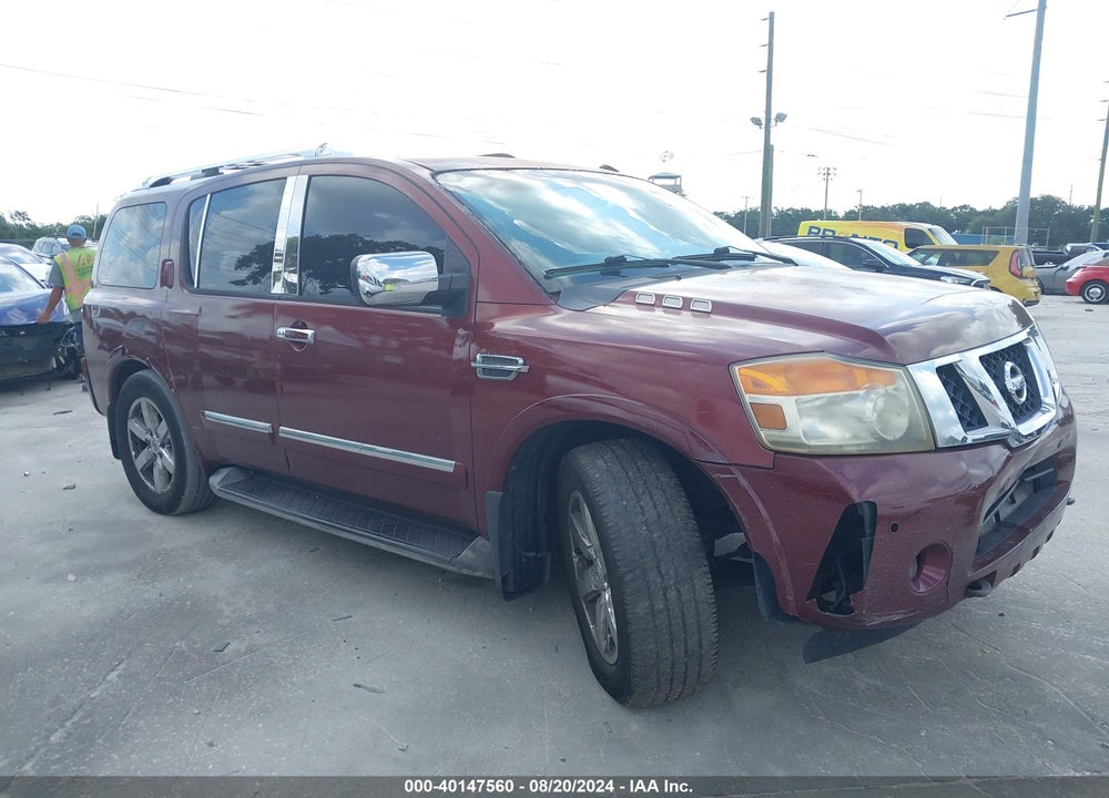 2010 NISSAN ARMADA PLATINUM VIN: 5N1BA0NF3AN616455