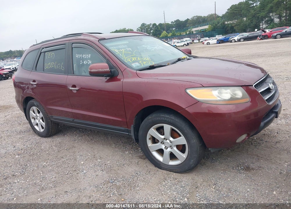 2007 HYUNDAI SANTA FE LIMITED/SE VIN: 5NMSH73E07H099172