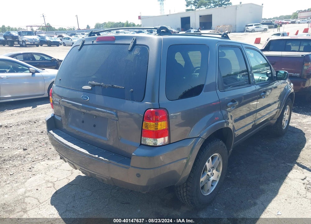 2005 FORD ESCAPE LIMITED VIN: 1FMCU04165KB09221