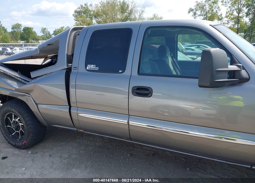 2006 GMC SIERRA 1500 SLE2 VIN: 1GTEK19Z76Z261797