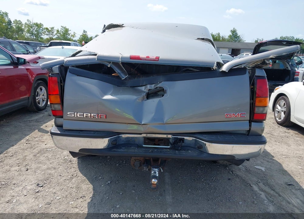 2006 GMC SIERRA 1500 SLE2 VIN: 1GTEK19Z76Z261797