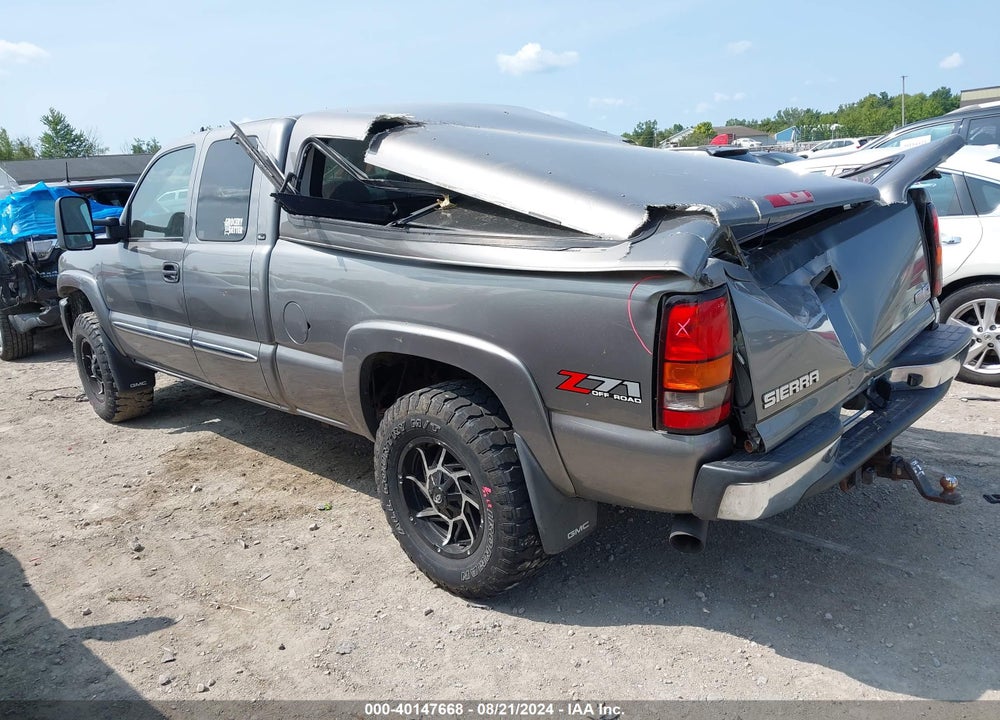 2006 GMC SIERRA 1500 SLE2 VIN: 1GTEK19Z76Z261797