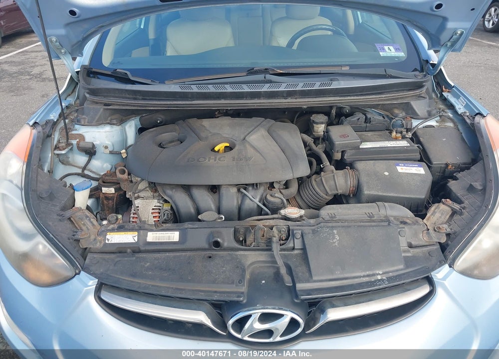 2011 HYUNDAI ELANTRA LIMITED (ULSAN PLANT) VIN: KMHDH4AEXBU094214