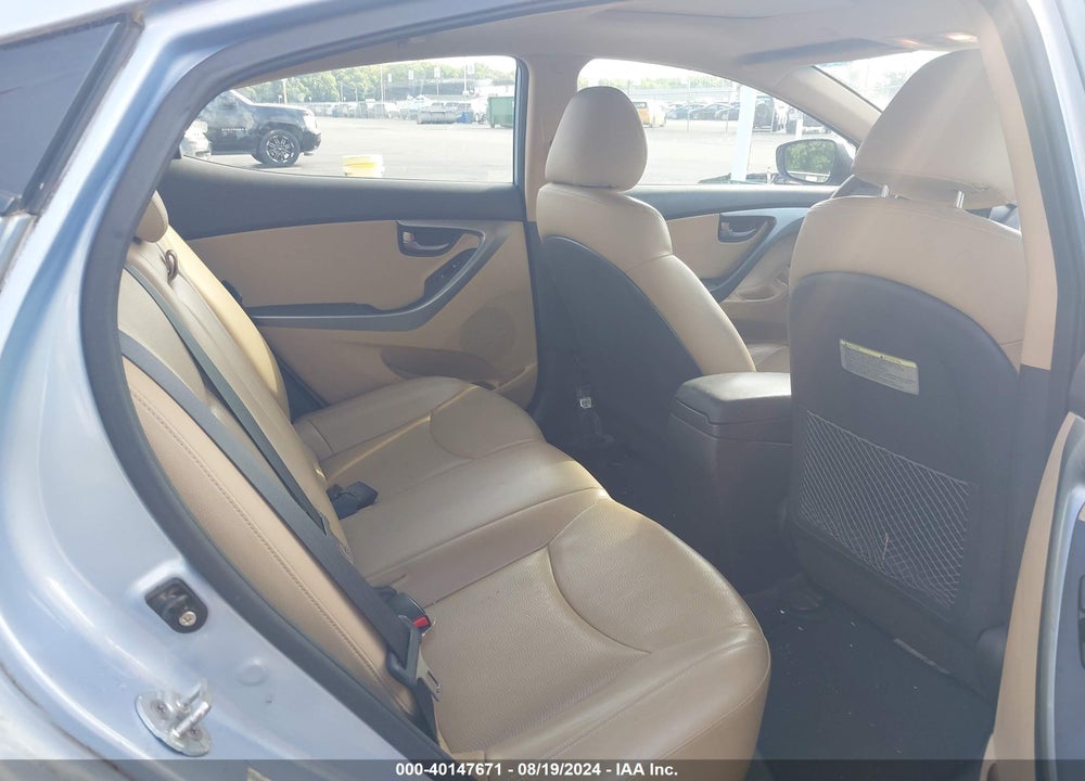 2011 HYUNDAI ELANTRA LIMITED (ULSAN PLANT) VIN: KMHDH4AEXBU094214