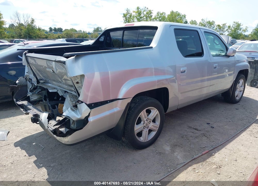 2009 HONDA RIDGELINE RTL VIN: 2HJYK16599H502998