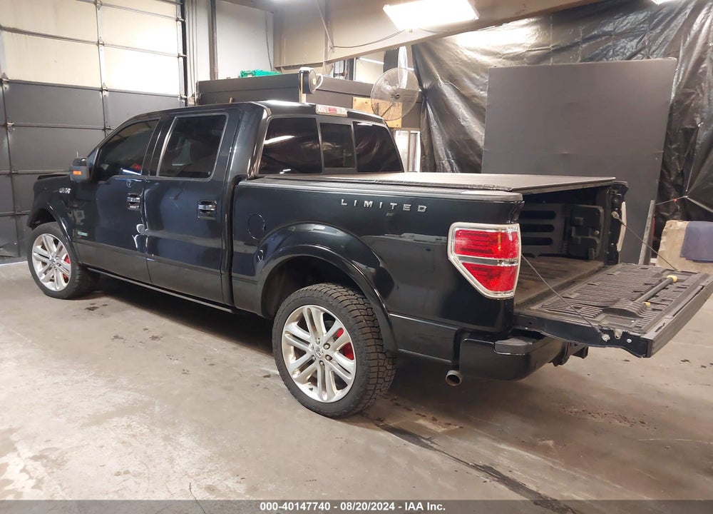 2013 FORD F-150 LIMITED VIN: 1FTFW1ET9DFC75757