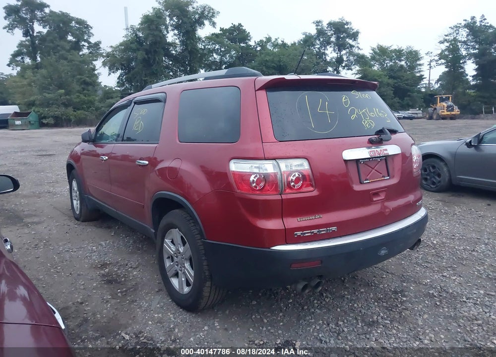 2012 GMC ACADIA SL VIN: 1GKKVNED6CJ419010
