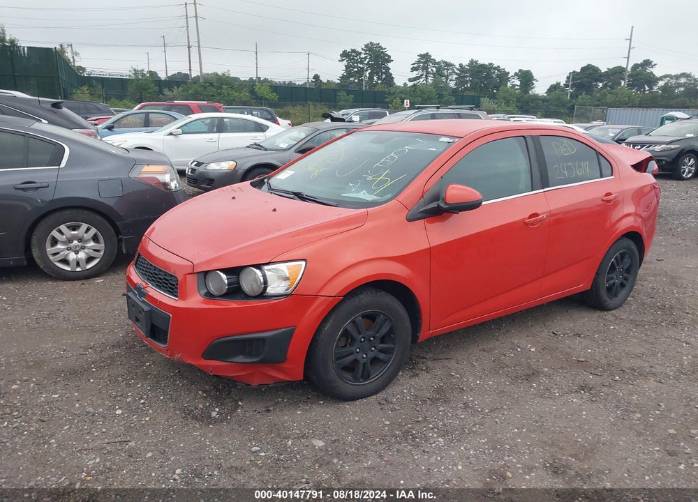 2012 CHEVROLET SONIC VIN: 1G1JC5SH8C4108531
