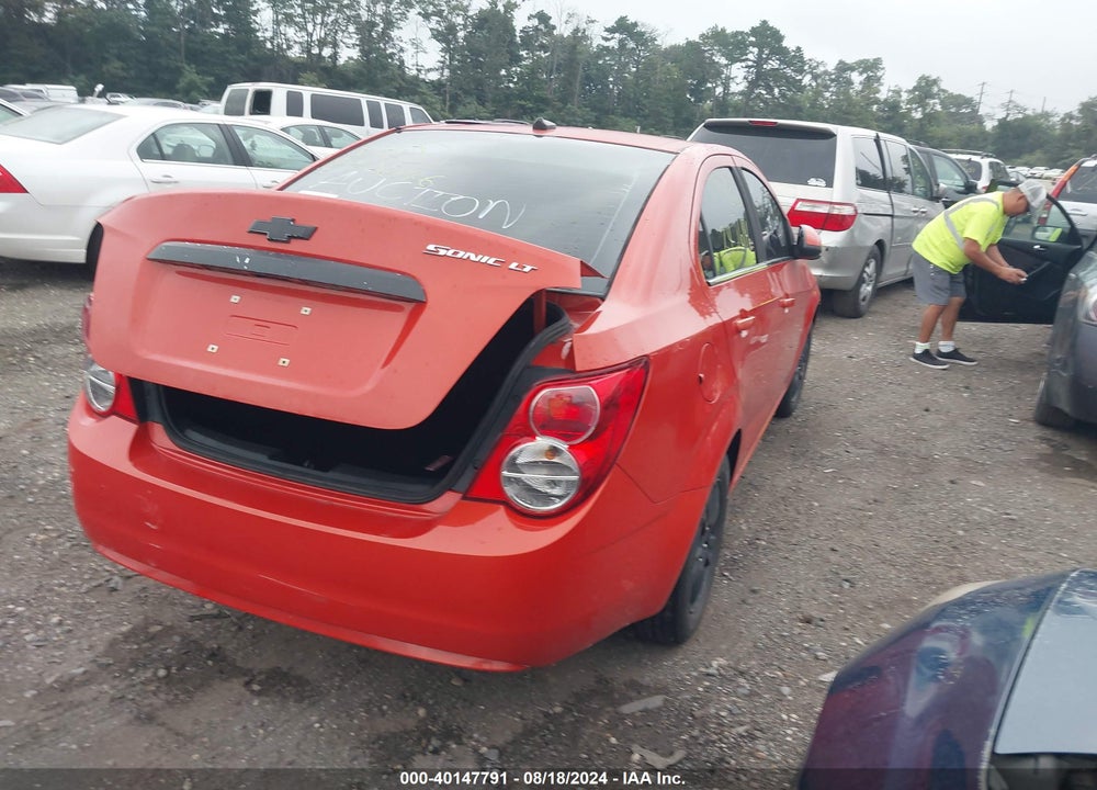 2012 CHEVROLET SONIC VIN: 1G1JC5SH8C4108531