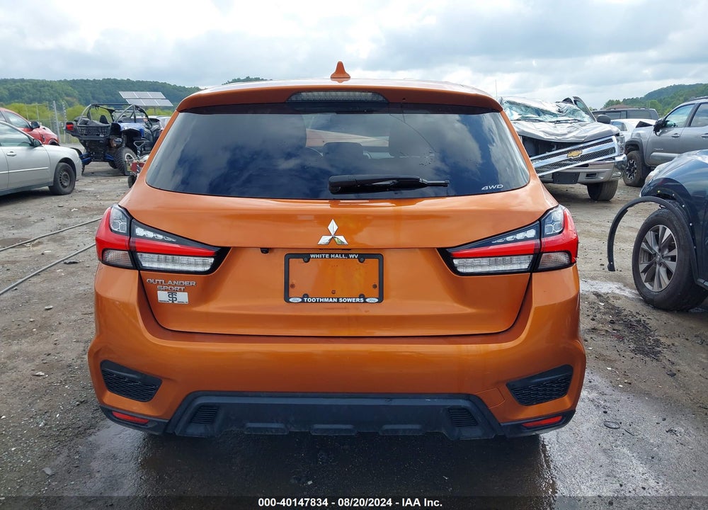 2021 MITSUBISHI OUTLANDER SPORT 2.0 ES AWC VIN: JA4ARUAU6MU016280