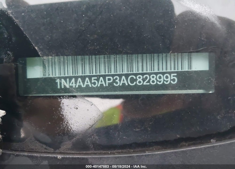 2010 NISSAN MAXIMA 3.5 SV VIN: 1N4AA5AP3AC828995