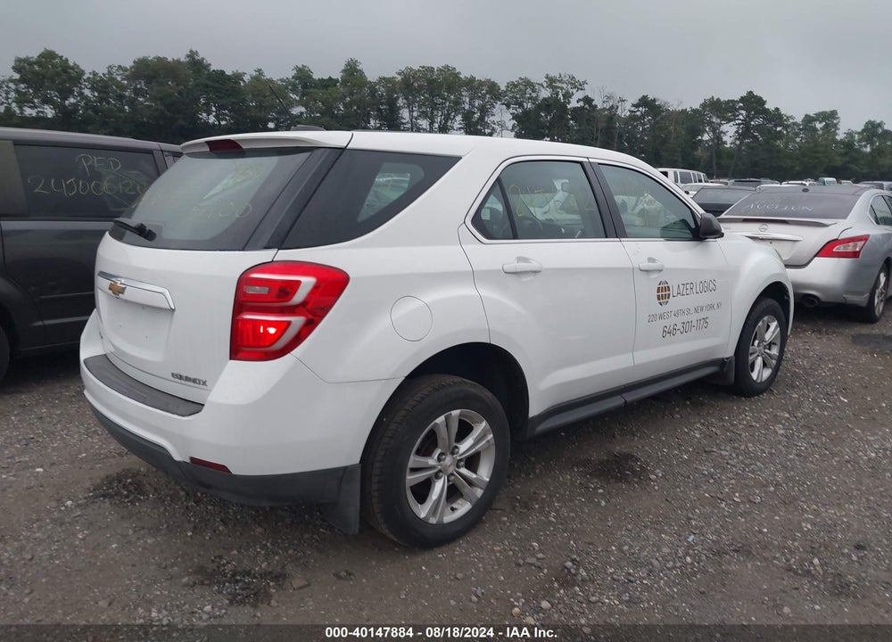 2016 CHEVROLET EQUINOX LS VIN: 2GNFLEEK7G6248652