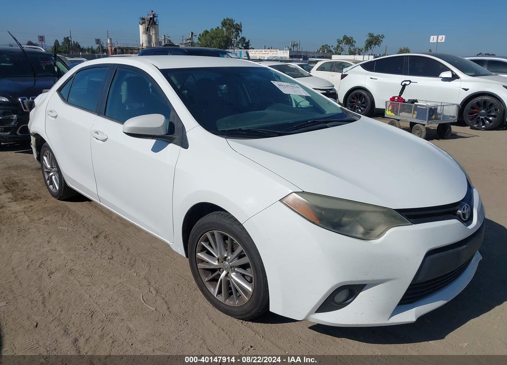 2014 TOYOTA COROLLA LE PLUS VIN: 5YFBURHE2EP067777