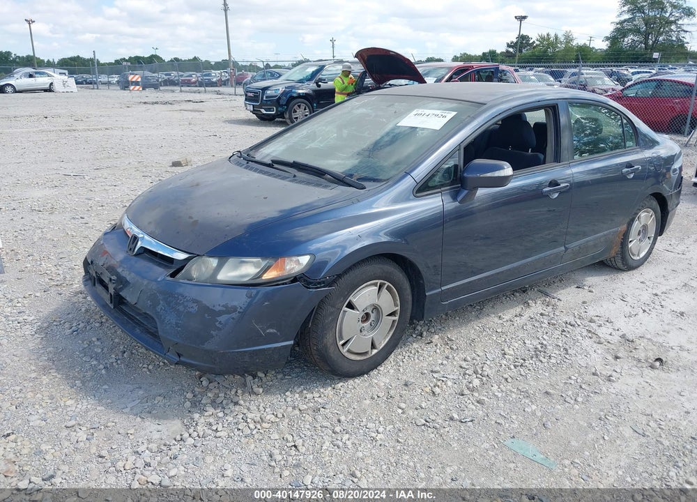 2006 HONDA CIVIC HYBRID VIN: JHMFA36226S021929