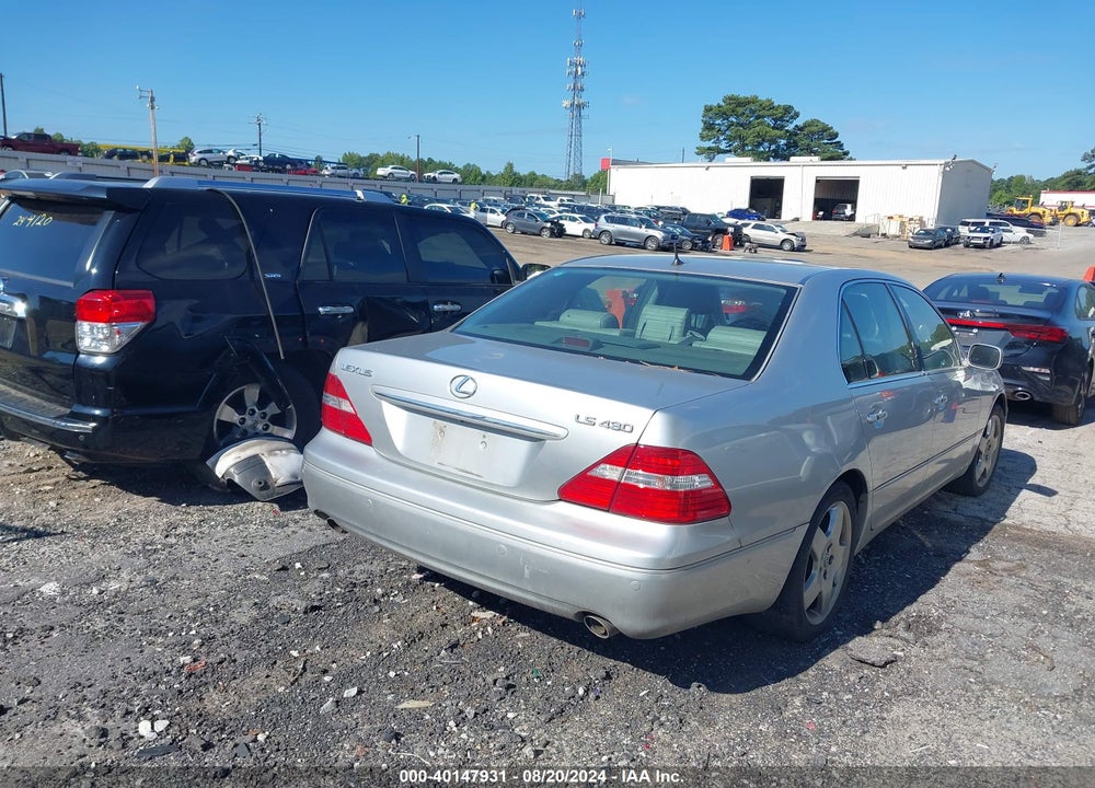 2005 LEXUS LS 430 VIN: JTHBN36F350179342