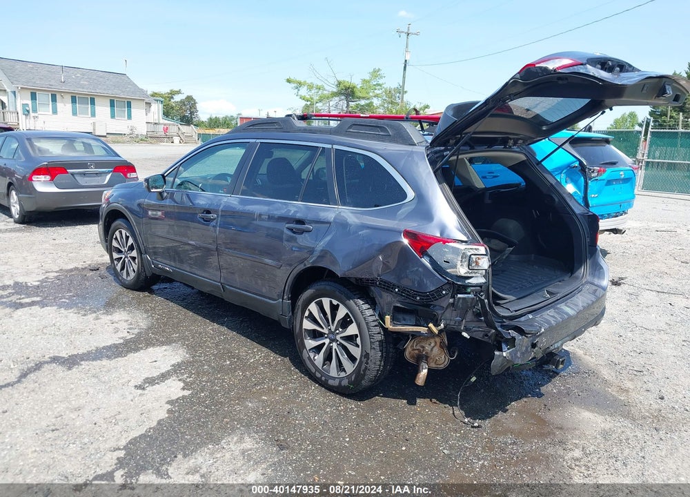 2017 SUBARU OUTBACK 3.6R LIMITED VIN: 4S4BSENC6H3208098