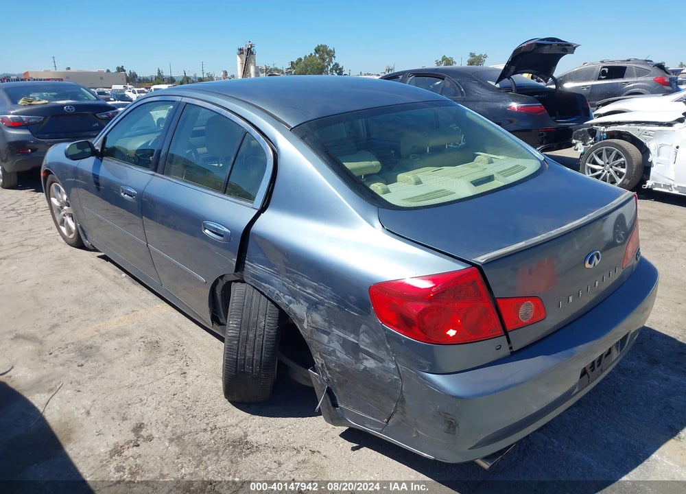 2006 INFINITI G35 VIN: JNKCV51E96M510241