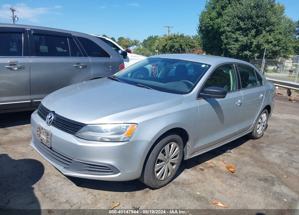 2013 VOLKSWAGEN JETTA 2.0L S VIN: 3VW1K7AJ0DM444347