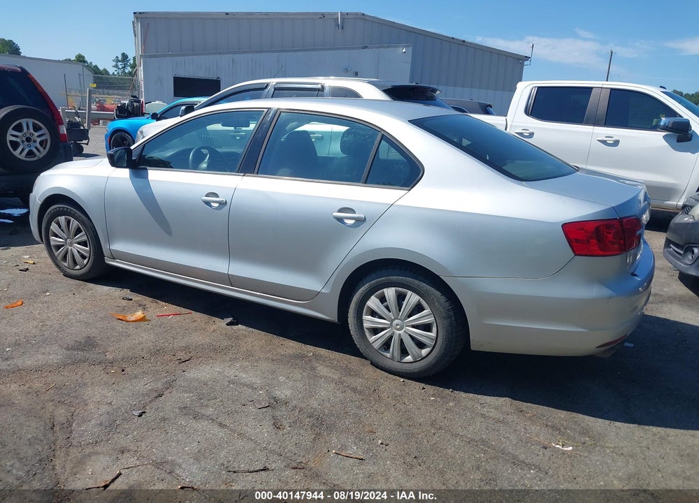 2013 VOLKSWAGEN JETTA 2.0L S VIN: 3VW1K7AJ0DM444347