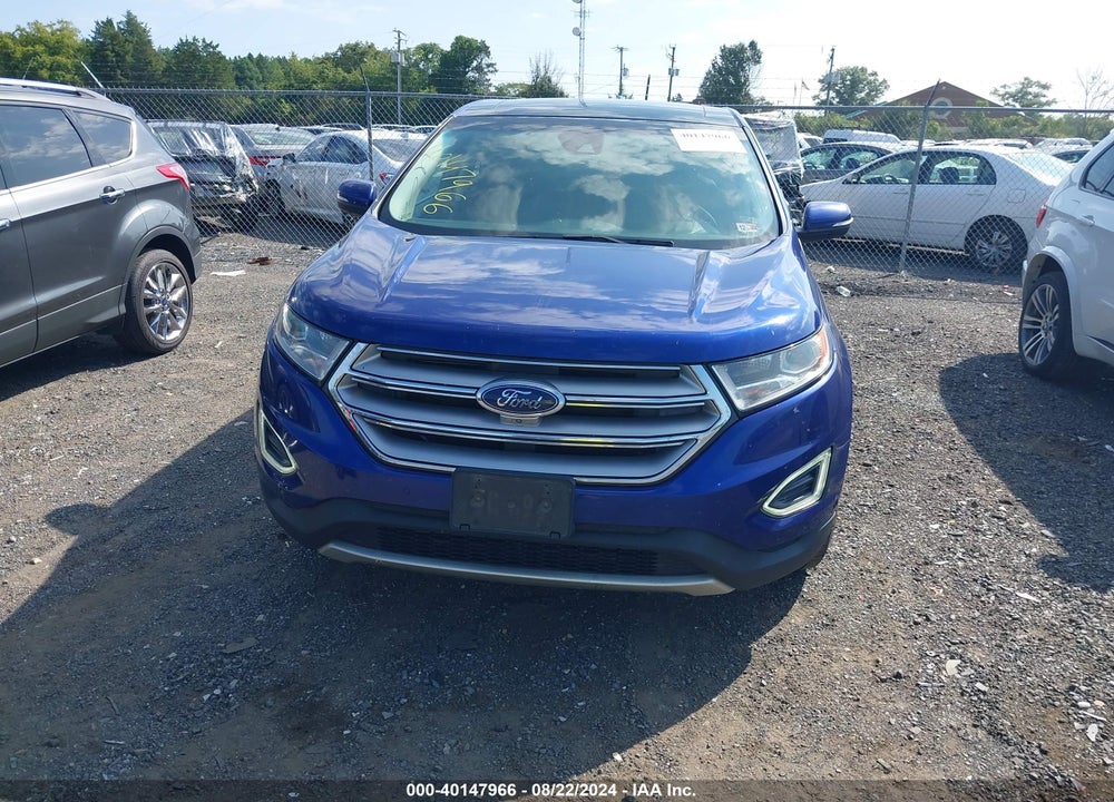 2015 FORD EDGE TITANIUM VIN: 2FMPK4K94FBB20057