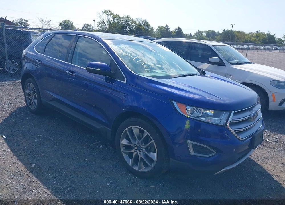 2015 FORD EDGE TITANIUM VIN: 2FMPK4K94FBB20057
