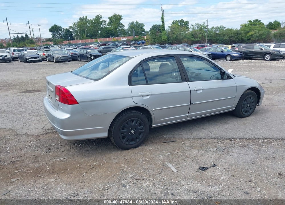 2005 HONDA CIVIC LX VIN: 2HGES16525H520844