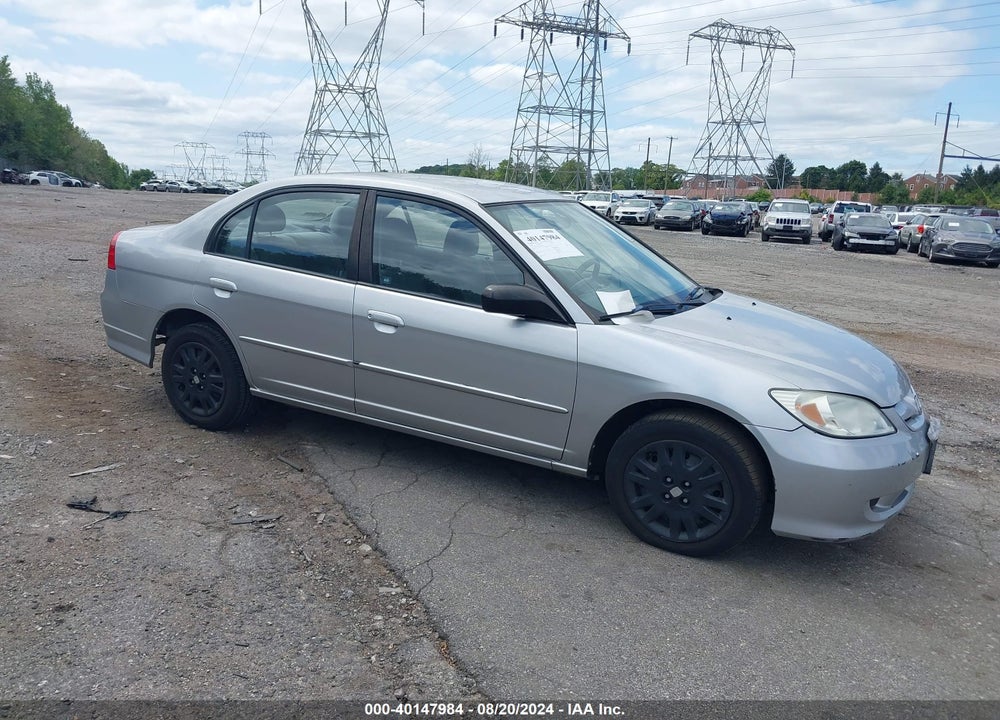 2005 HONDA CIVIC LX VIN: 2HGES16525H520844