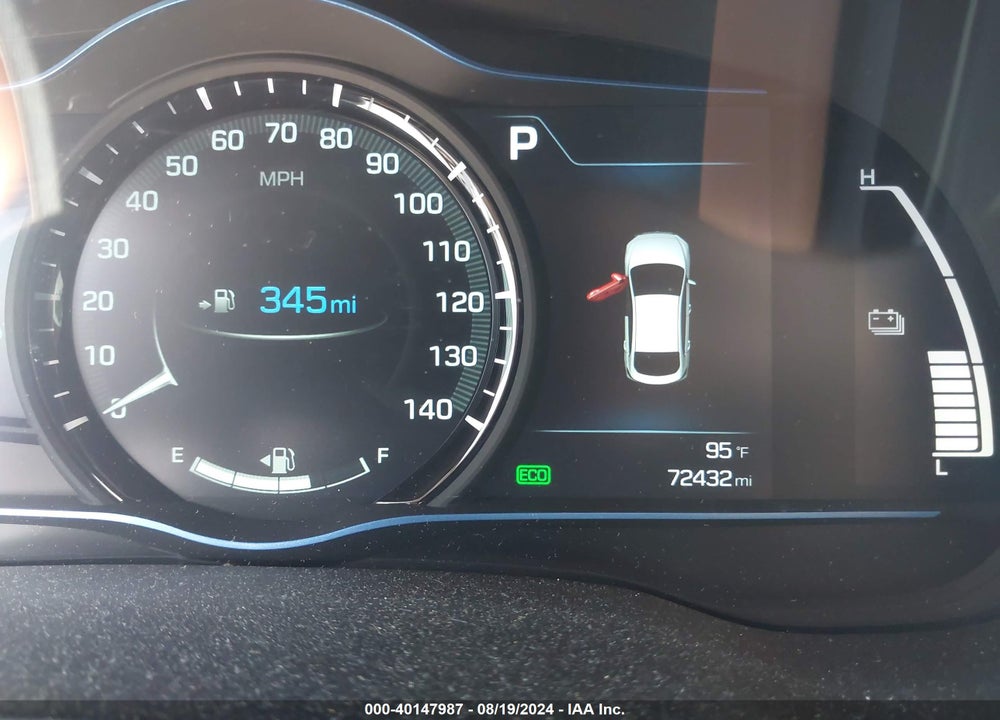 2017 HYUNDAI IONIQ HYBRID VIN: KMHC75LC4HU040965