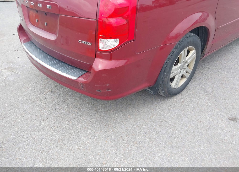 2011 DODGE GRAND CARAVAN CREW VIN: 2D4RN5DGXBR606608
