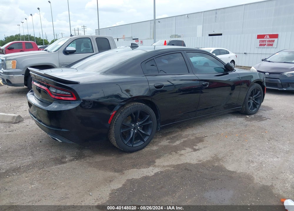 2016 DODGE CHARGER SXT VIN: 2C3CDXHGXGH297509
