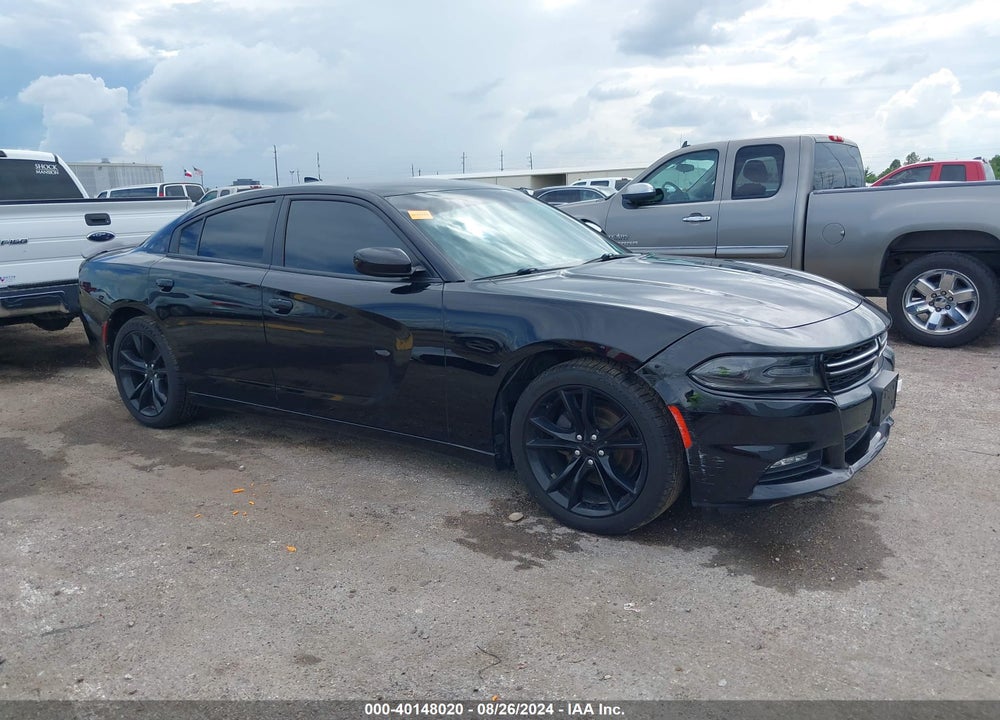 2016 DODGE CHARGER SXT VIN: 2C3CDXHGXGH297509