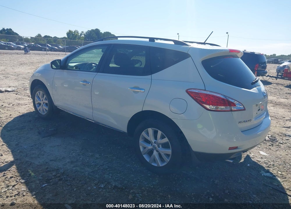 2011 NISSAN MURANO SL VIN: JN8AZ1MW4BW150440