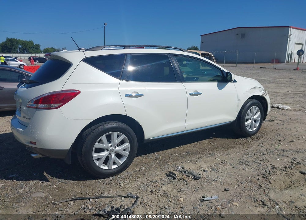 2011 NISSAN MURANO SL VIN: JN8AZ1MW4BW150440