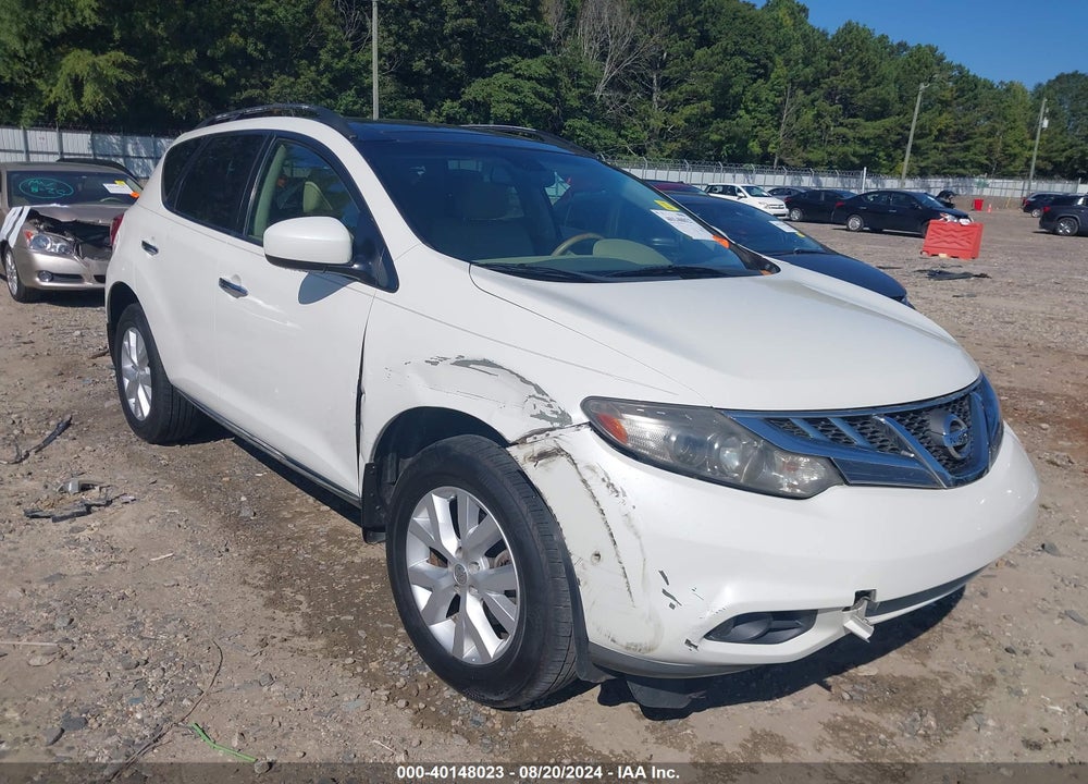 2011 NISSAN MURANO SL VIN: JN8AZ1MW4BW150440