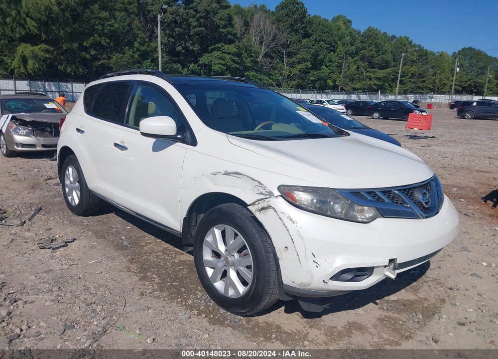 2011 NISSAN MURANO SL VIN: JN8AZ1MW4BW150440