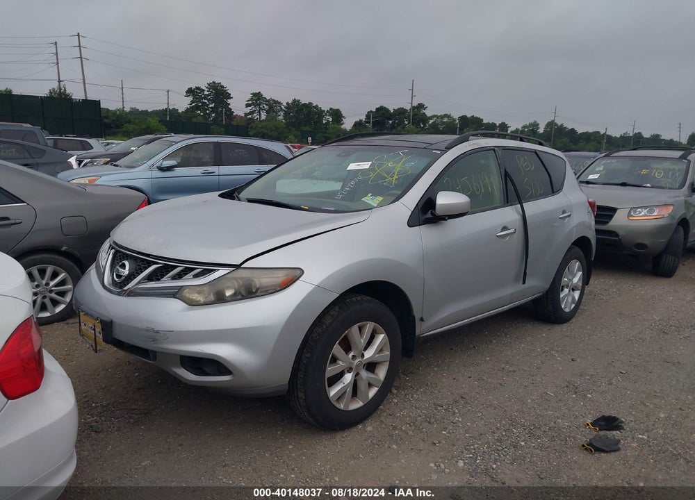 2011 NISSAN MURANO VIN: JN8AZ1MW4BW153953