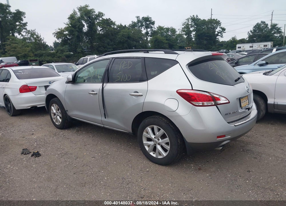 2011 NISSAN MURANO VIN: JN8AZ1MW4BW153953