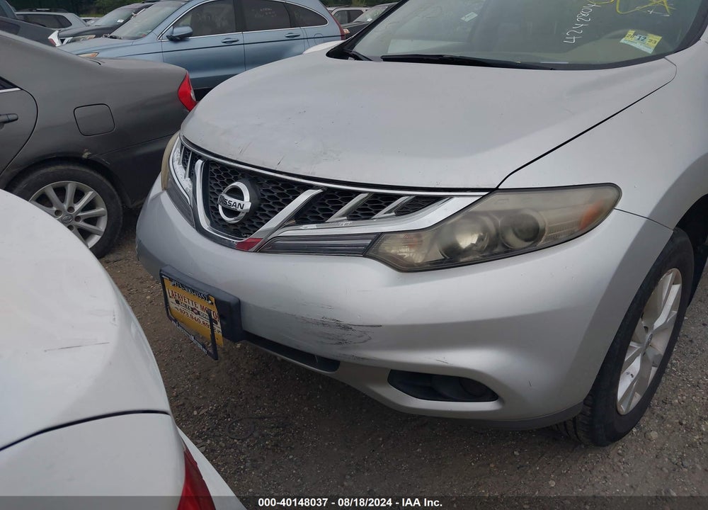 2011 NISSAN MURANO VIN: JN8AZ1MW4BW153953