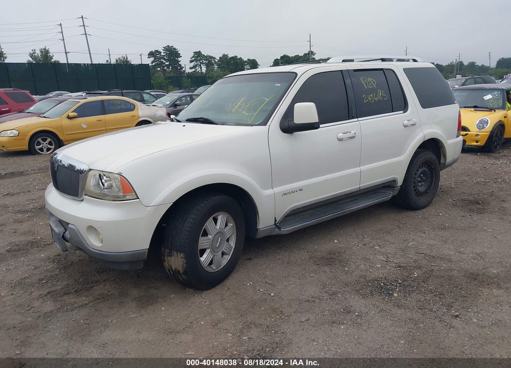 2004 LINCOLN AVIATOR VIN: 5LMEU68H04ZJ33410