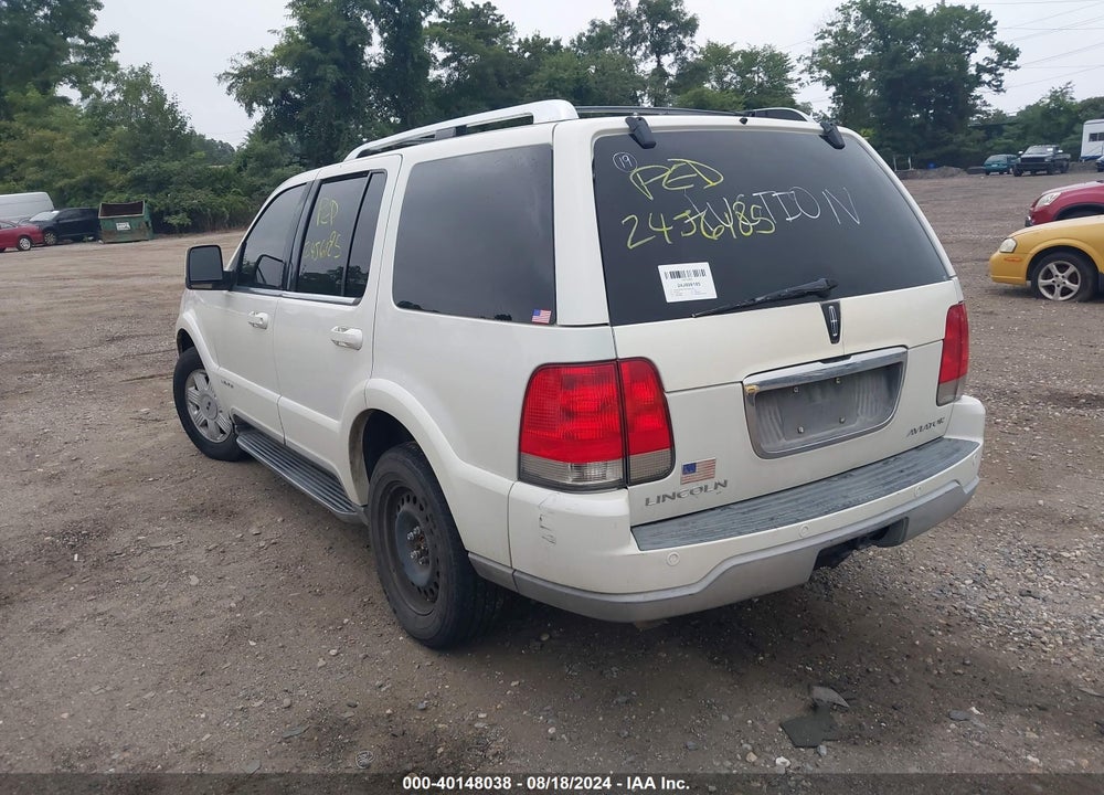 2004 LINCOLN AVIATOR VIN: 5LMEU68H04ZJ33410