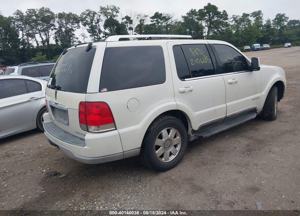2004 LINCOLN AVIATOR VIN: 5LMEU68H04ZJ33410