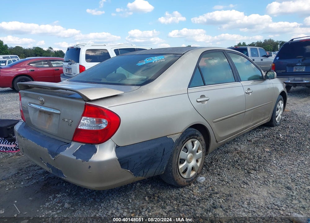2004 TOYOTA CAMRY LE VIN: 4T1BE32K94U301077
