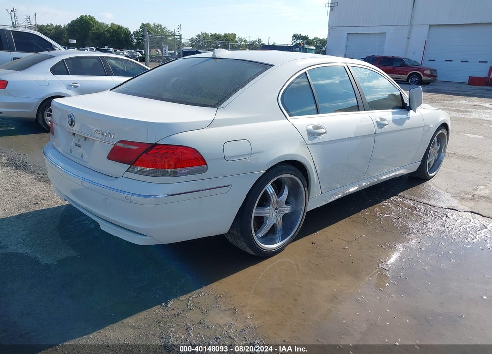 2006 BMW 750I VIN: WBAHL835X6DT04063