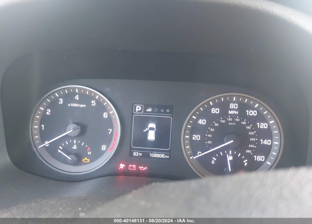 2017 HYUNDAI TUCSON SE VIN: KM8J33A49HU453175